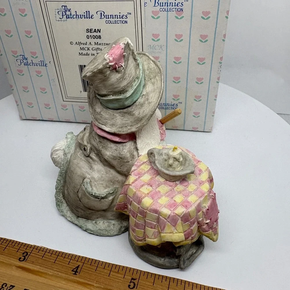 1993 The Patchville Bunnies SEAN‎ Figurine Alfred Mazzuca Jr MCK Easter Rabbit